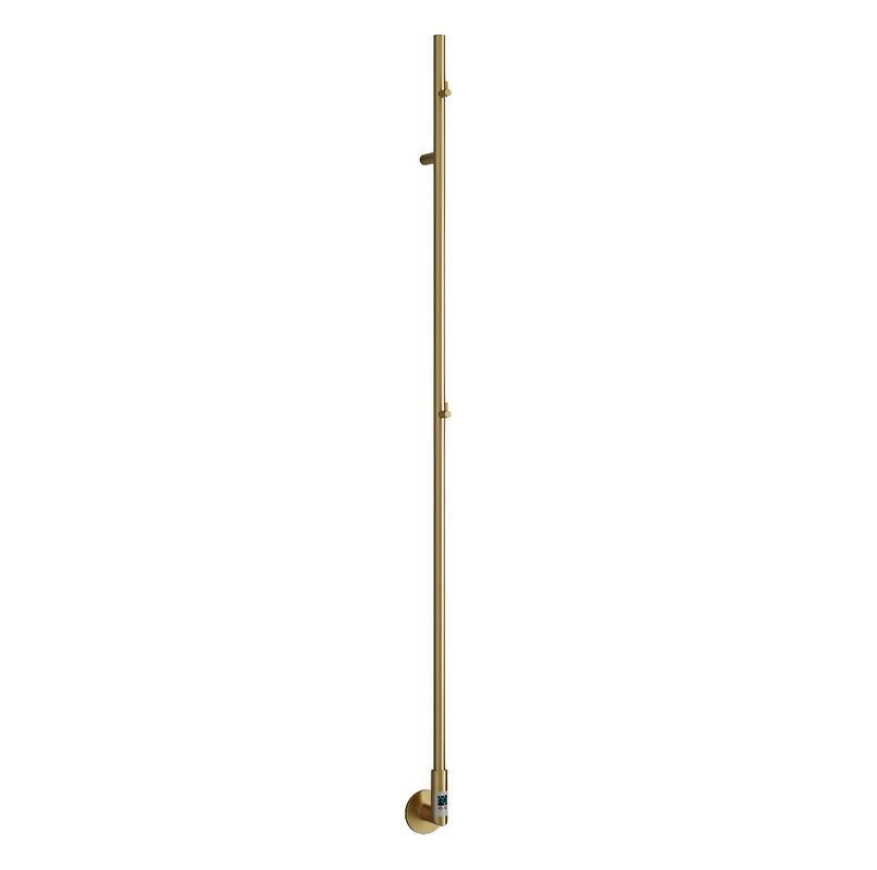 Reina Ines 1500 x 22mm Brushed Brass Electric Heated Towel Rail