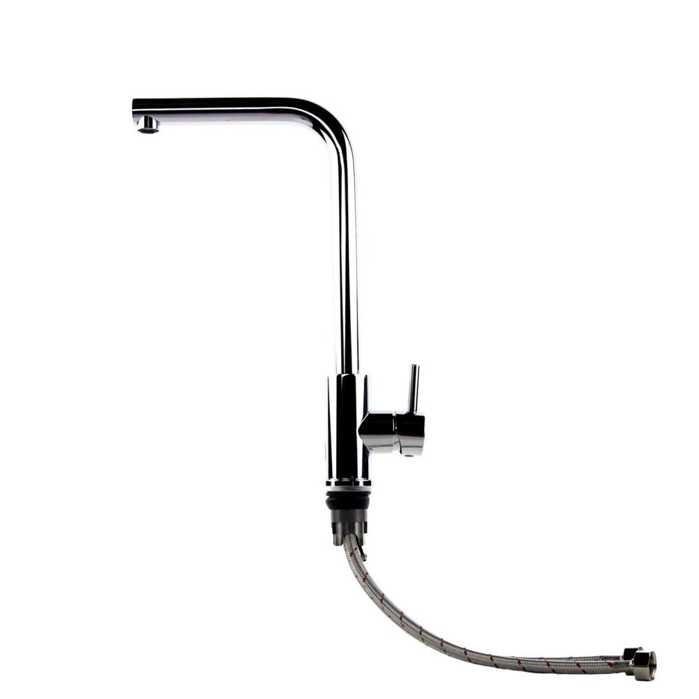 Top-Fix Chrome L Single Lever Kitchen Mixer Tap - Image 2