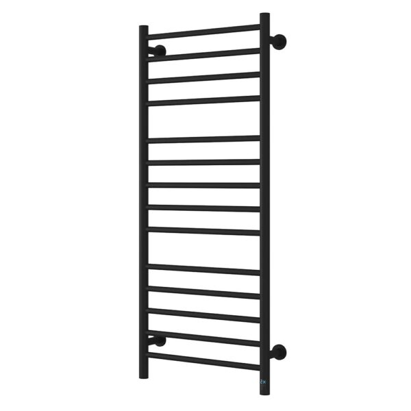 Reina Arnage Matt Black Electric Heated Towel Rail - Image 2