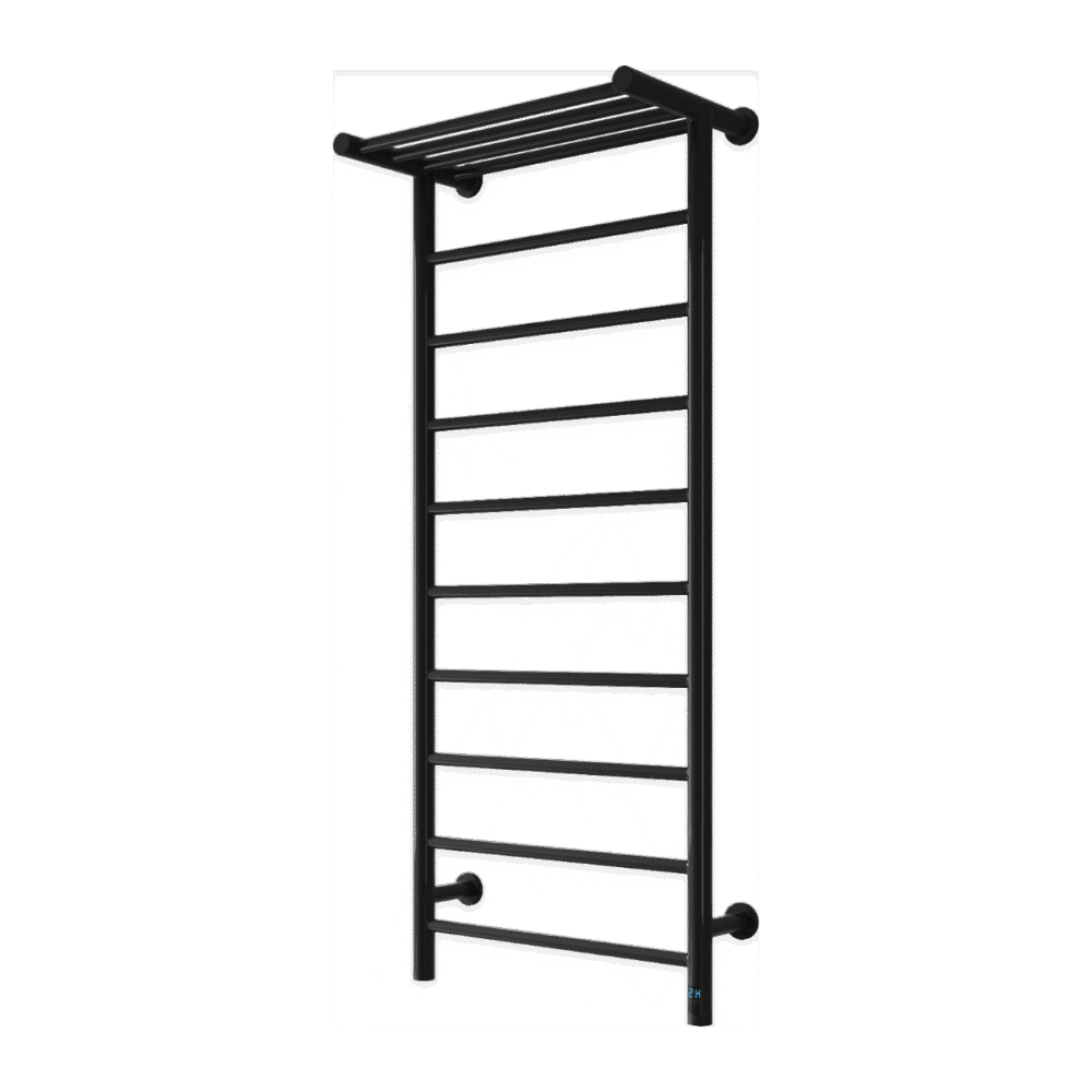 Reina Maira Black Electric Heated Towel Rail - Image 2