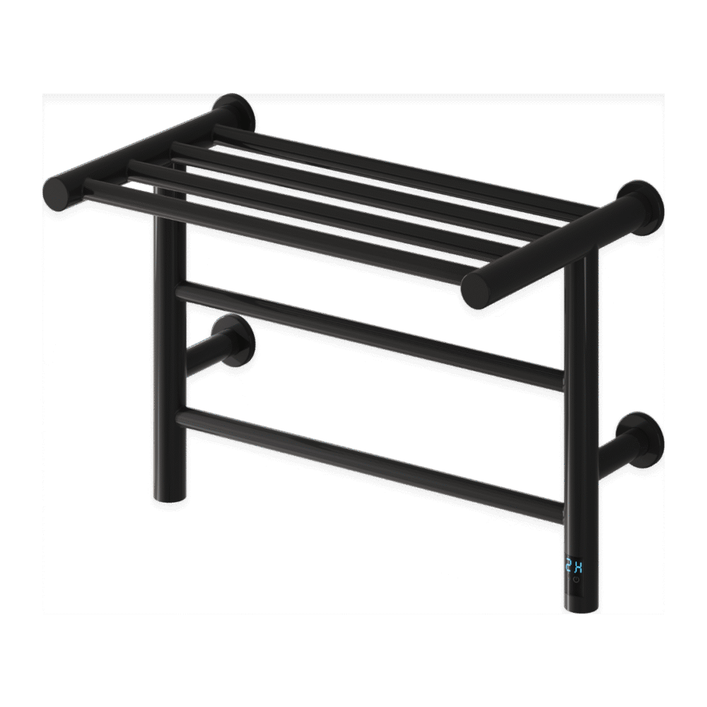 Reina Maira Black Electric Heated Towel Rail - Image 3