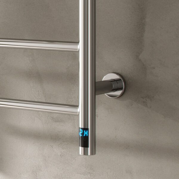 Reina Maira Stainless Steel Electric Heated Towel Rail - Image 3
