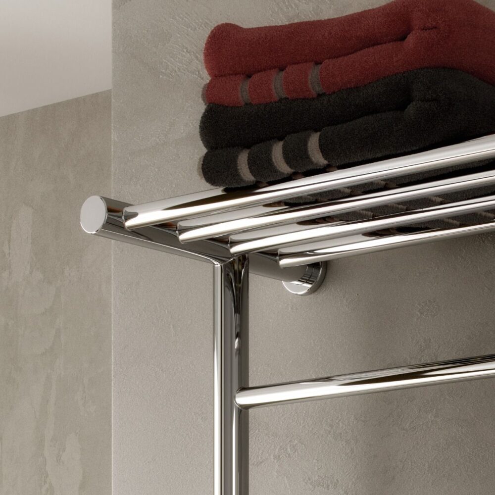 Reina Maira Stainless Steel Electric Heated Towel Rail - Image 2