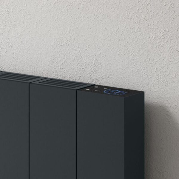 Reina Nika Anthracite Horizontal Electric Aluminium Designer Radiator - Image 3