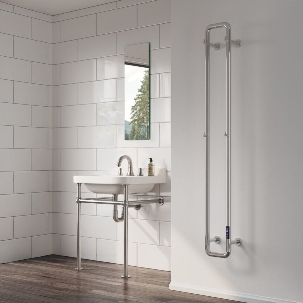 Reina Pelmo Stainless Steel 1500 x 200 Electric Radiator - Image 2