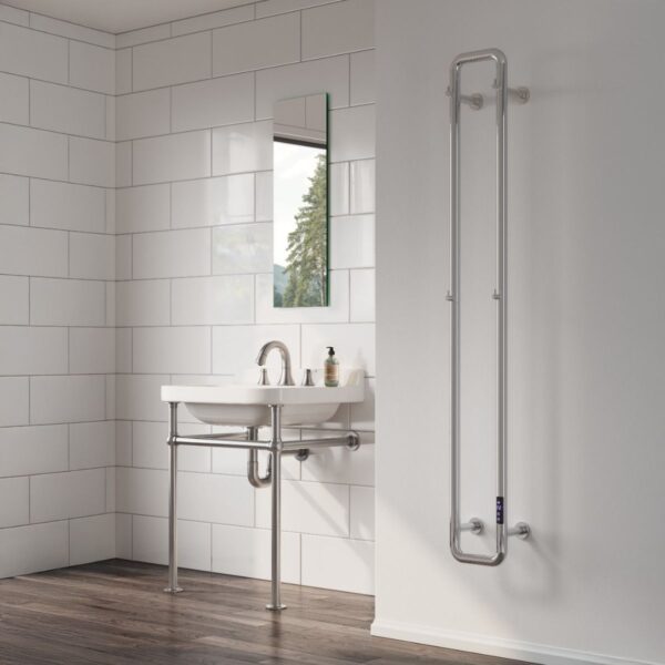 Reina Pelmo Stainless Steel 1500 x 200 Electric Radiator - Image 2