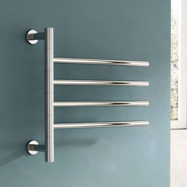 Reina Rance Electric Designer Stainless Steel Heated Towel Rail - Image 4