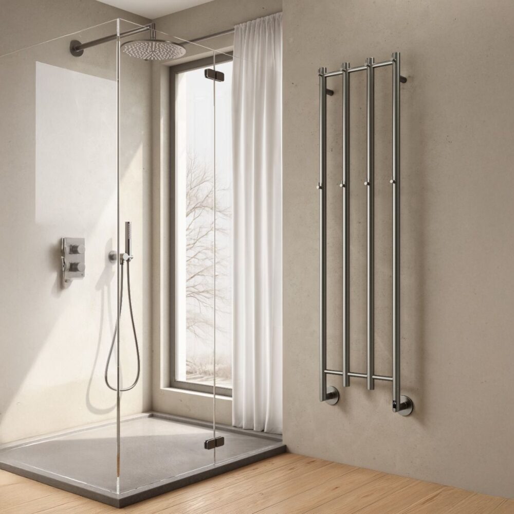 Reina Solara Gun Metal 1500×400 Electric Radiator - Image 2