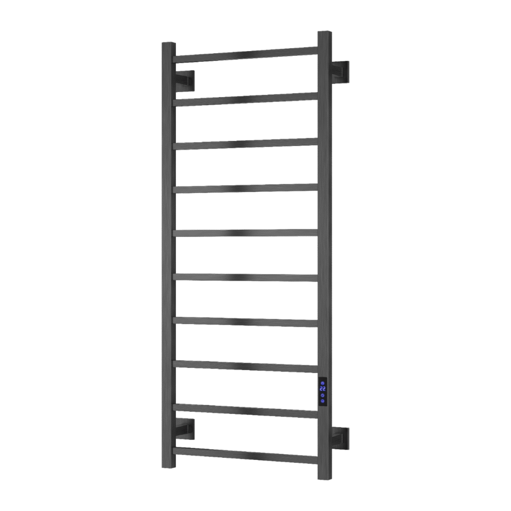 Reina Velino Gun Metal Electric Towel Rail Radiator - Image 2
