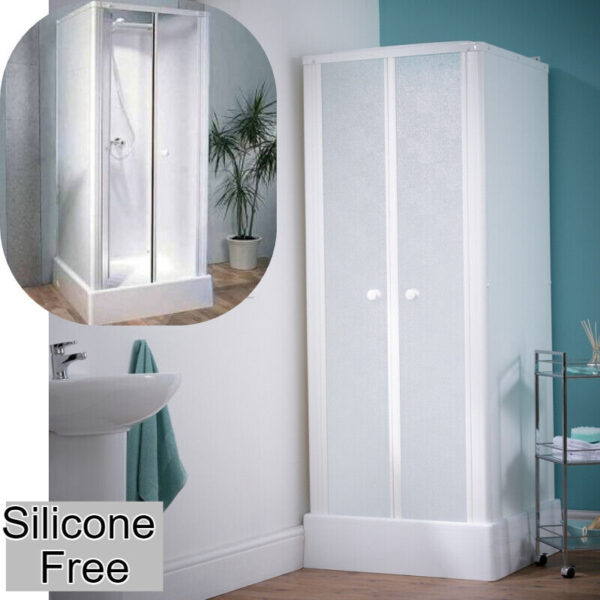 Self Contained White Shower Cubicle Pod 800mm - Image 2