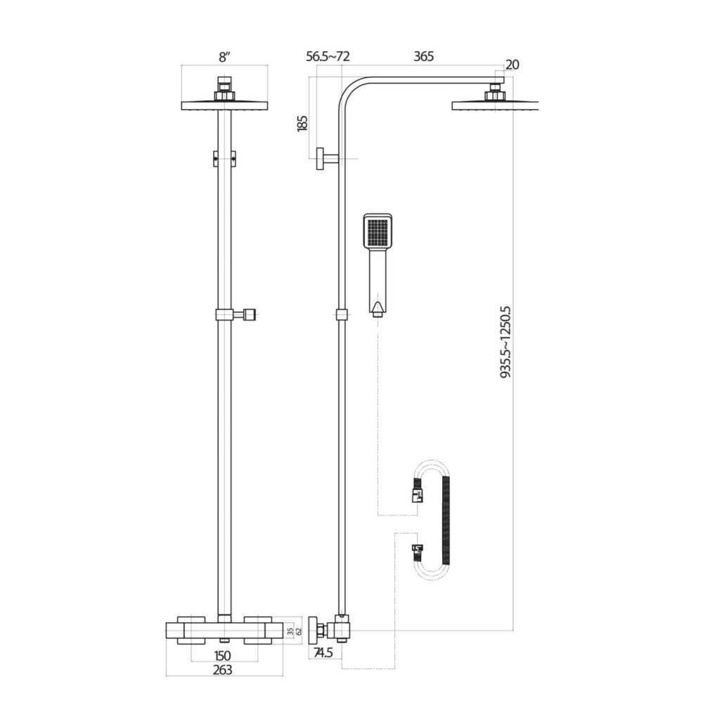 Matt Black Complete Modern L Shaped Matt Green 1100 mm Vanity Unit Bathroom Package - Image 15
