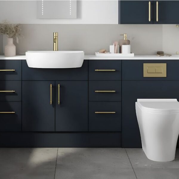 Matt Indigo Fitted Bathroom Furniture – Create Your Own Size - Image 2