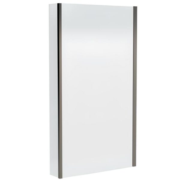 L Shape Bath Screen With Gunmetal Profile