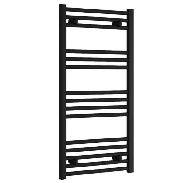 Reina Capo Flat Black Designer Electric Heated Towel Rail – Various Sizes
