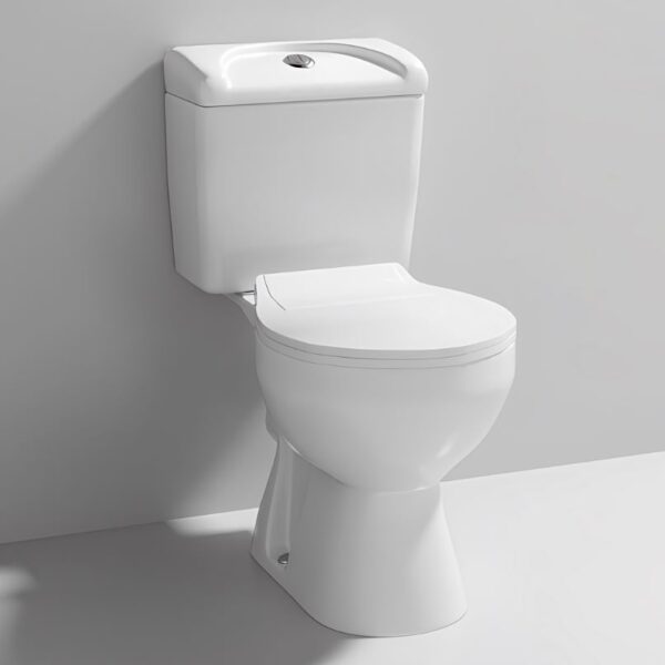 Nuie Melbourne Close Coupled Toilet with Push Button Cistern