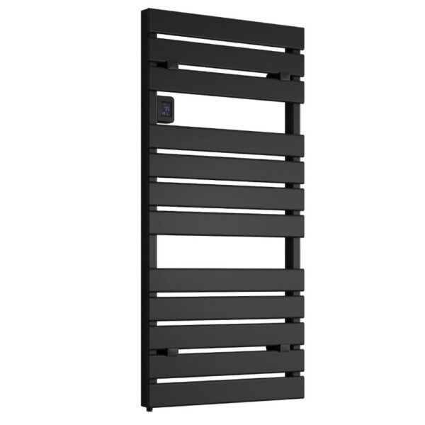 Reina Gia Black WiFi Electric Designer Heated Towel Rail