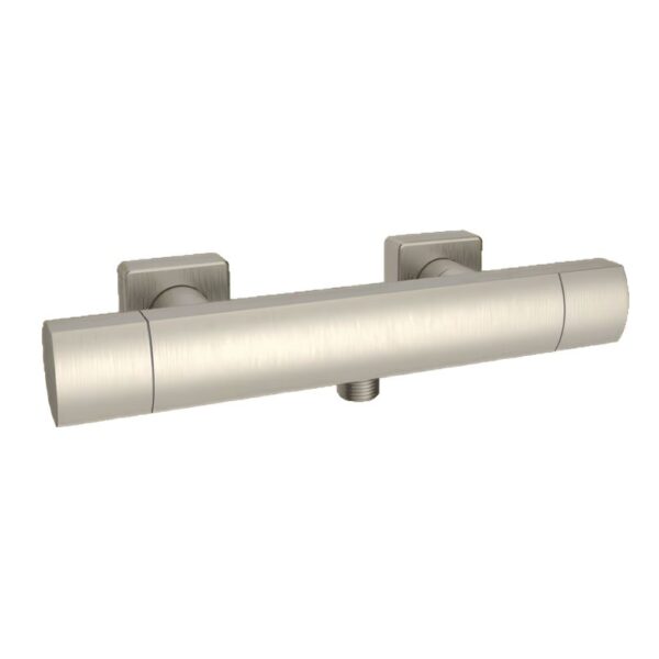 Kartell Kolt Thermostatic Bar Shower & Slide Rail Kit Brushed Nickel - Image 2
