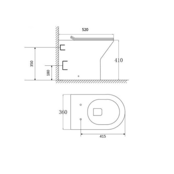 Matt Grey & Brushed Brass Full P Shaped Bathroom Suite - Image 15