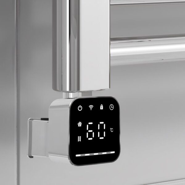 Reina Chrome Square Thermostatic 300W & 600W Wifi Element - Image 2