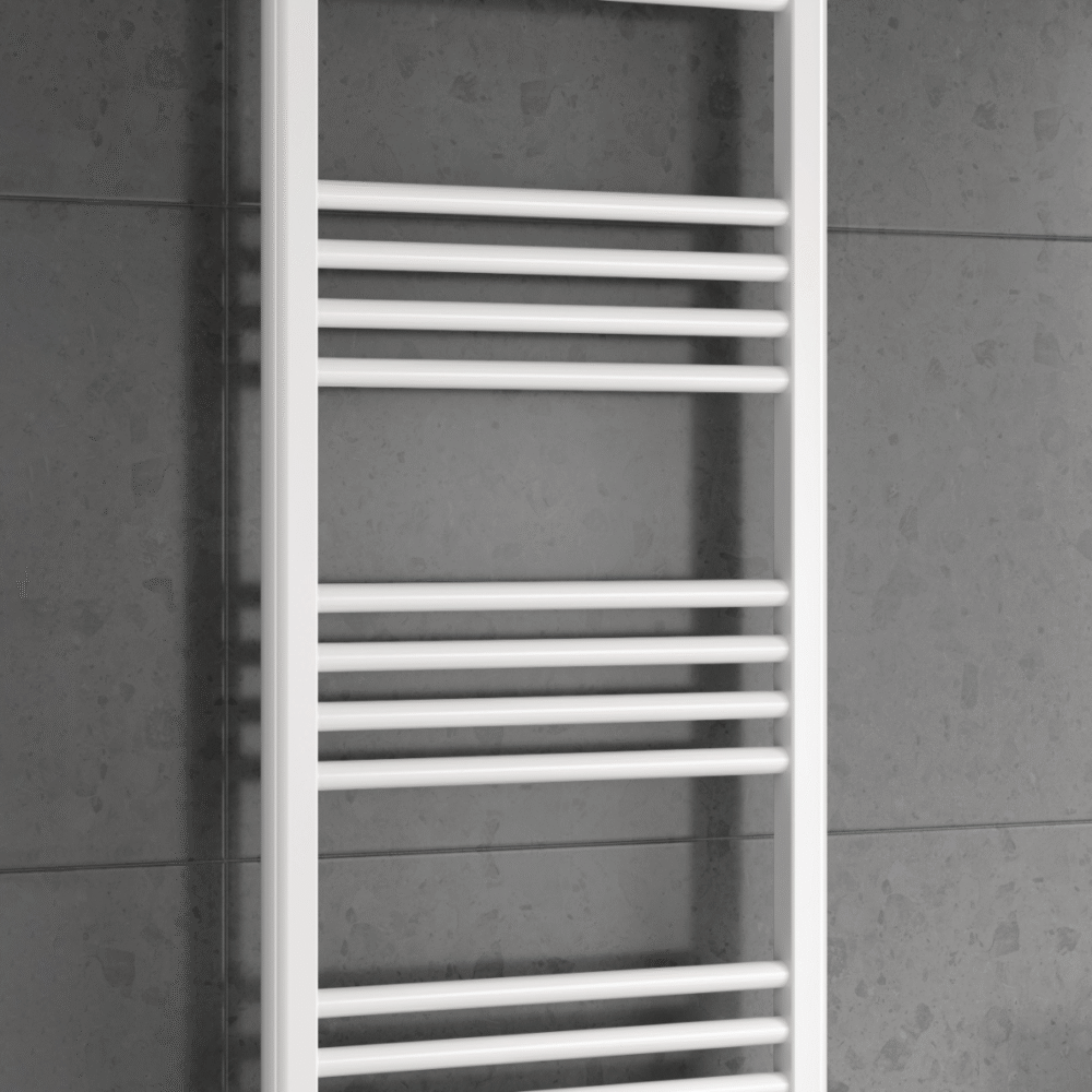 Reina Capo Flat White Designer Electric Heated Towel Rail – Various Sizes - Image 4
