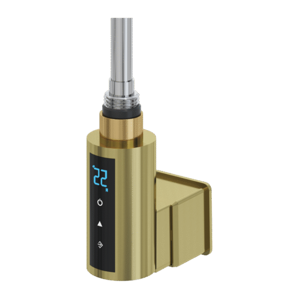 Reina Brushed Brass Touch Thermostatic Heating Element - 300-900 Watts - Image 2