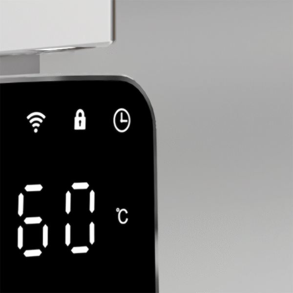 Reina Chrome Square Thermostatic 300W & 600W Wifi Element - Image 4