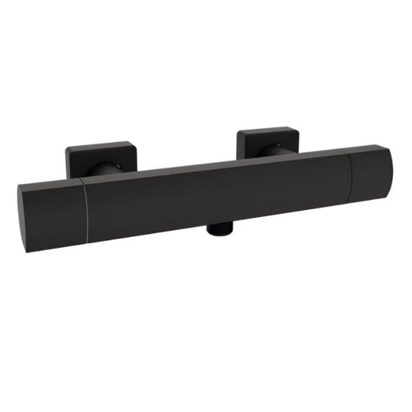 Kartell Kolt Black Thermostatic Bar Shower