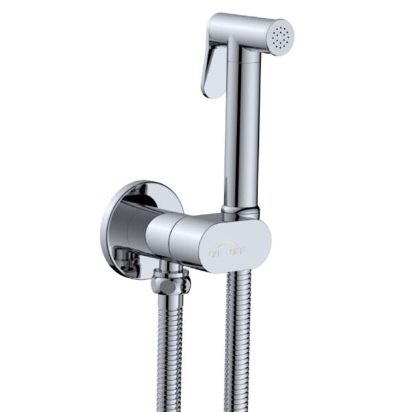 Highlife Conan Chrome Douche With Integrated Isolator Valve