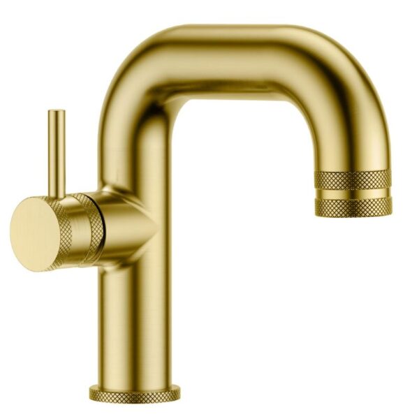 Sognare Core Mono Basin Mixer Tap – Brushed Brass