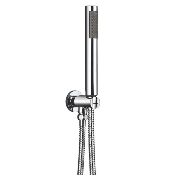 Sognare Chrome Round Shower Outlet, Hose & Head