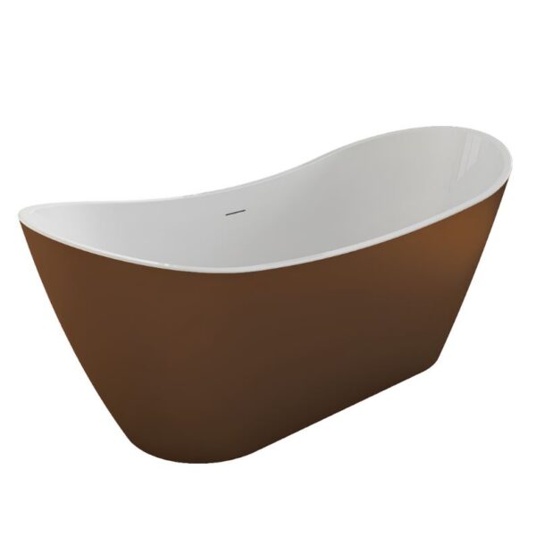 Matt Copper Girona 1700mm Free Standing Bath