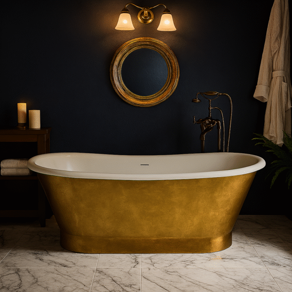 Ezra Gold 1690mm Free Standing Bath