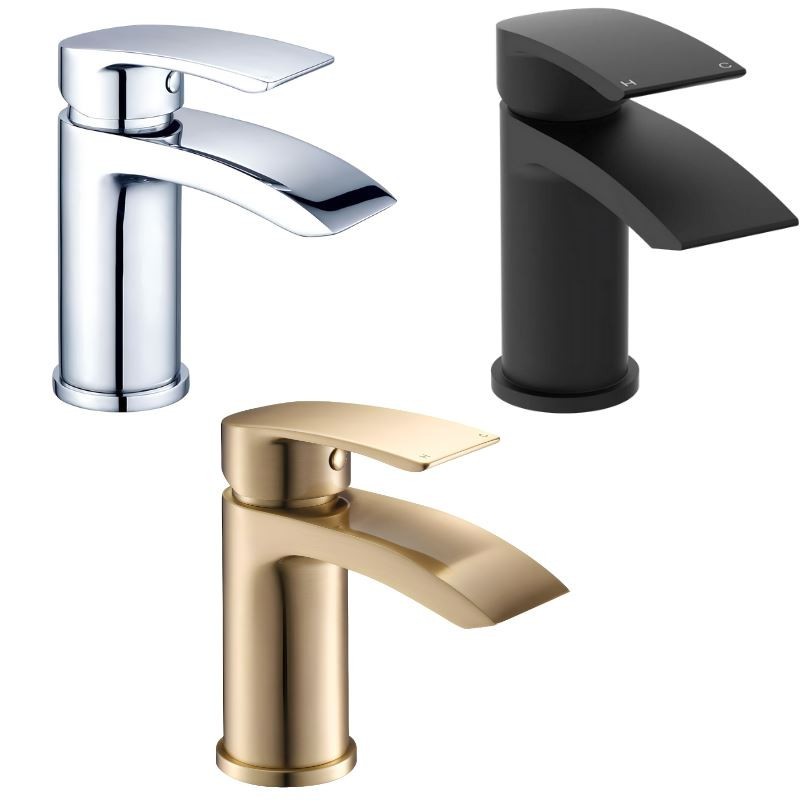 P Shape Blue Vanity & WC Unit Combination Set - Image 7
