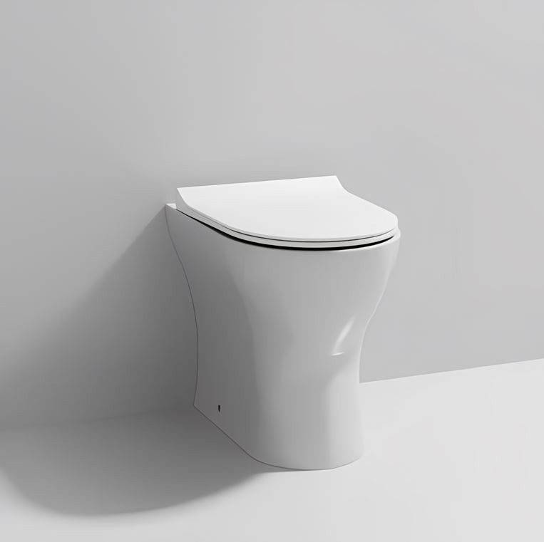 P Shape Blue Vanity & WC Unit Combination Set - Image 9
