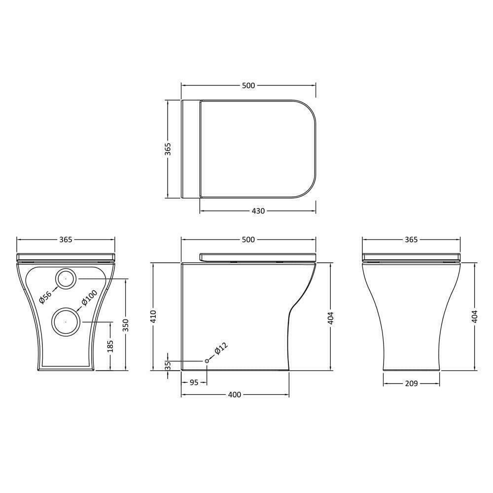 1100mm Green Bathroom Combination Suite – Basin, Vanity Unit & BTW Toilet - Image 10